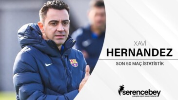 Xavi’nin 50 maçlık performans karnesi